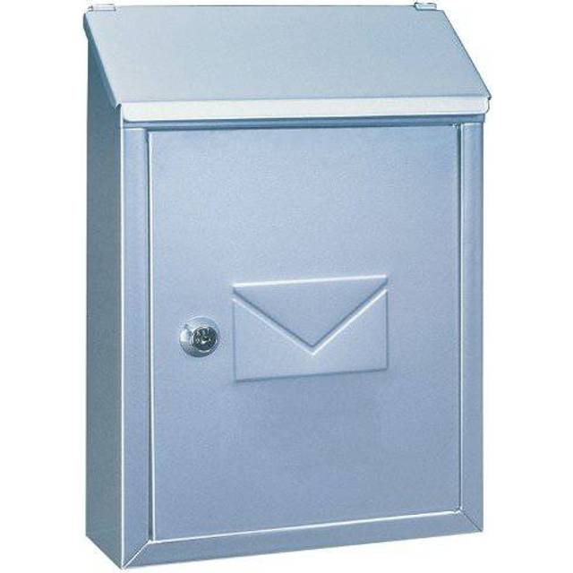 Rottner Udine Steel Post Box - Silver