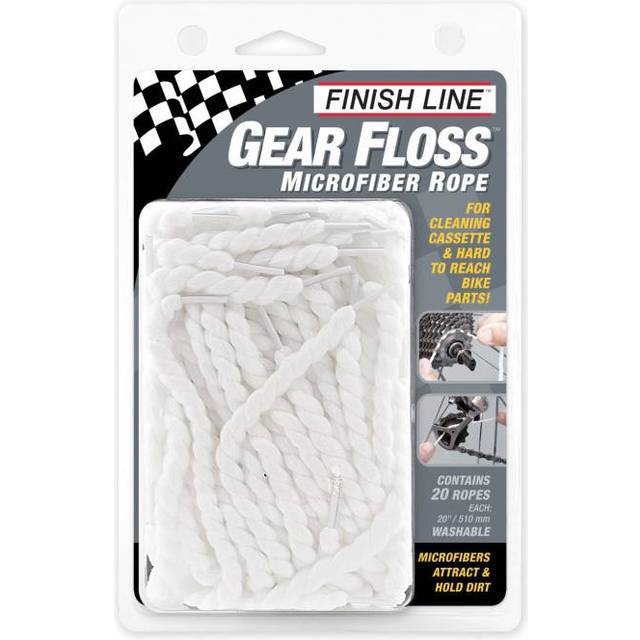 Finish Line Gear Floss Microfiber Rope x20 One Size White - Black