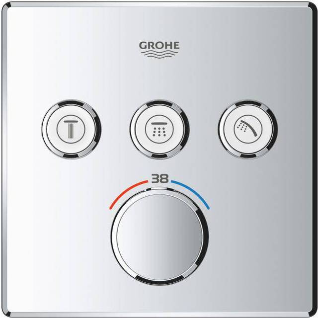 Grohe - Grohtherm SmartControl Concealed thermostatic mixer with 3 outlets (29126000)