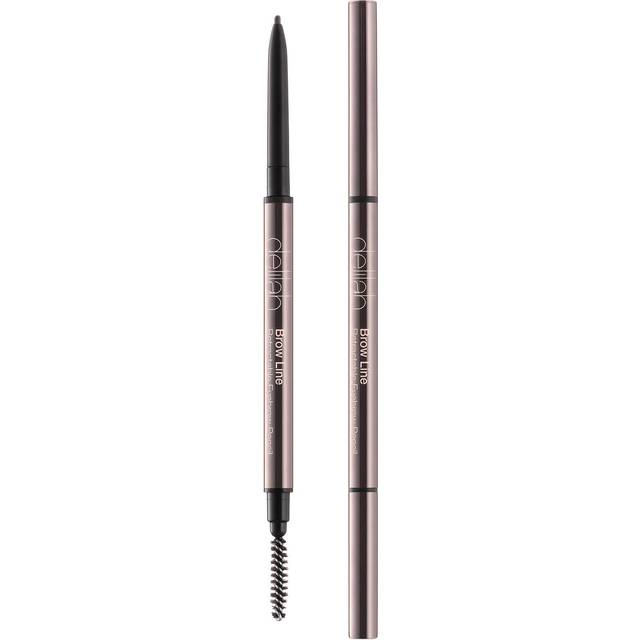 delilah Cosmetics Brow Line Retractable Pencil with Brush - Sable