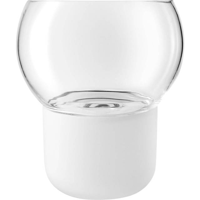 Eva Solo - Orchid Pot Ø15cm - transparent/weiß/H x Ø 17x15cm - white (17.0 x 15.0 x 15.0cm)