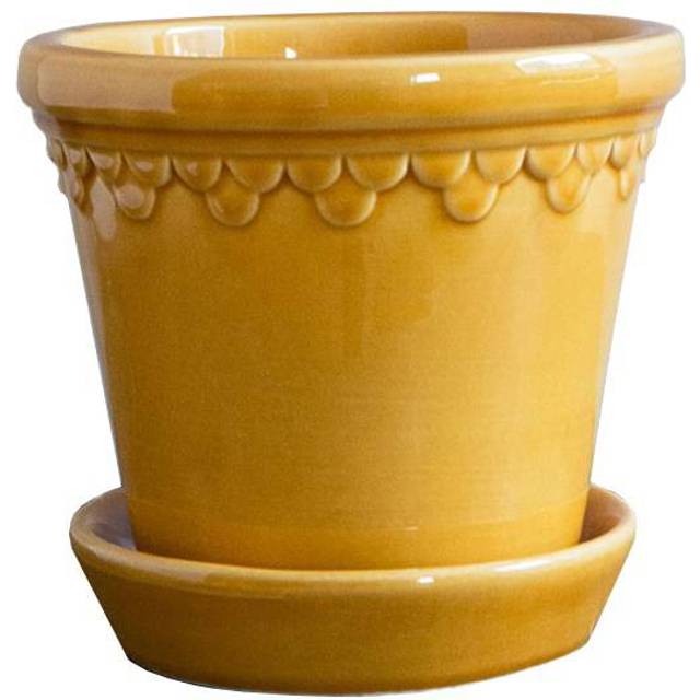 Köpenhamn Kruka gul ø 12 cm - Bergs Potter