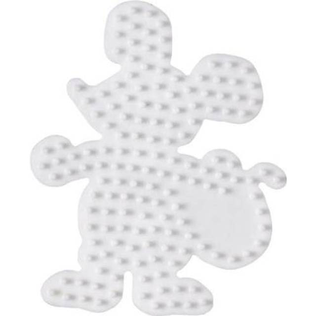 Hama Midi Pärlplatta Mus Vit 9,5x8 cm - 1 st.