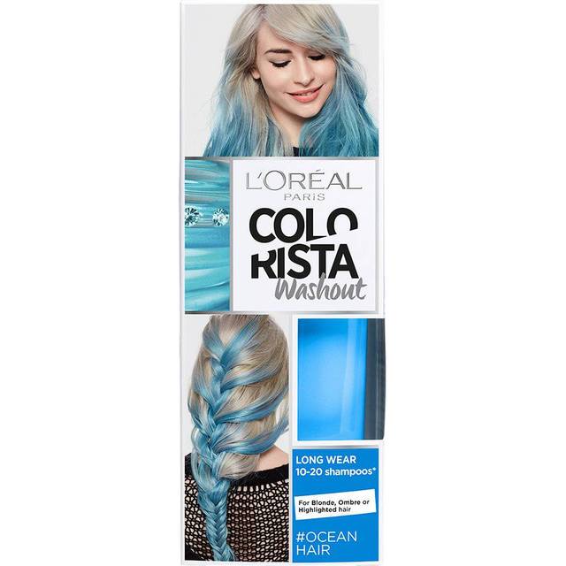 L'Oreal Paris Colorista tvätt havsblå neon semi-permanent hårfärg 80 ml