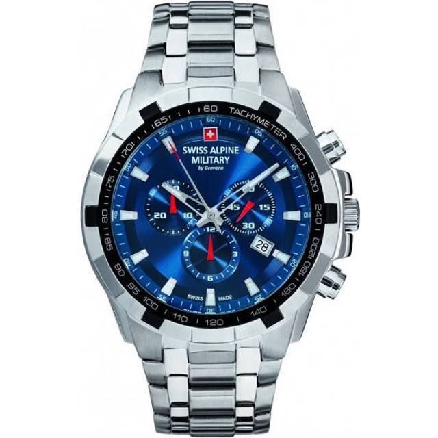 Swiss Alpine Military 7043.9135 Chronograph Herrenuhr 46mm 10ATM