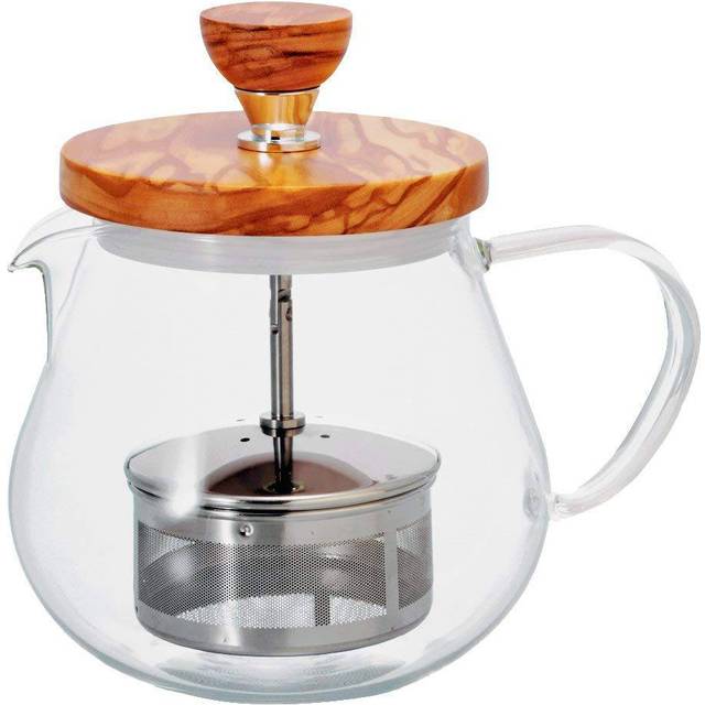Hario  Teaor  Olive Wood Tea Pot, 450ml