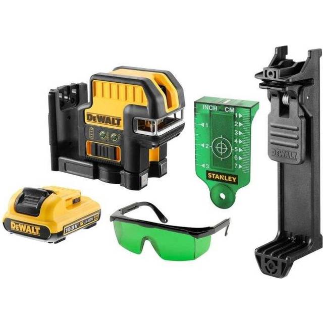 DeWalt DeWalt DCE0825D1G-GB 5 Spot Cross Green Beam Laser with 1 x 2Ah Battery