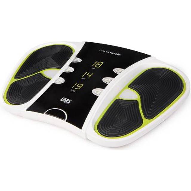 Foot Circulation Machine with 99 Intensity Levels - EMS & TENS Massager with Remote & Pads