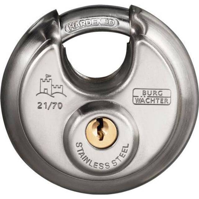 Stainless Steel Disc Padlock 70mm