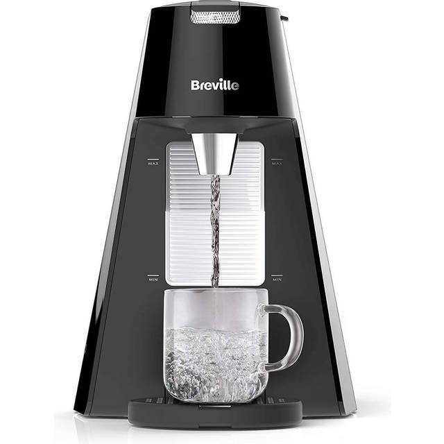 Breville HotCup Hot Water Dispenser Kettle Rapid Boil 1.7 Litre - VKT124, Black