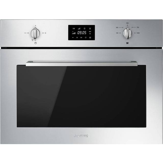 Smeg SF4400MX Built In Compact Oven with Grill - Stainless Steel