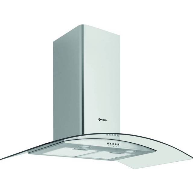 Caple CGC911SS 90cm Curved Glass Chimney Hood - STAINLESS STEEL