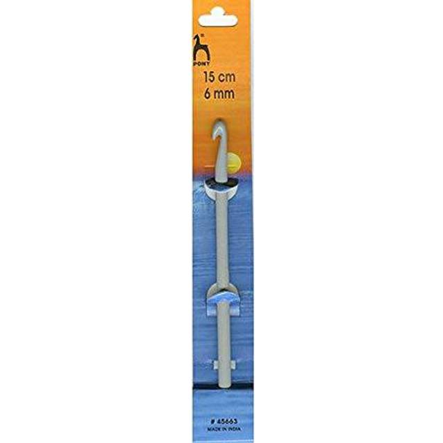 Pony Classic Plastic Crochet Hook - 6.0mm (UK 4 - US J/10)