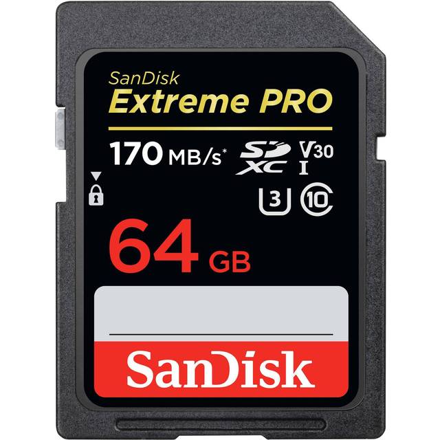 Sandisk Exrteme PRO 64 GB memory card SDXC Class 10 UHS-I