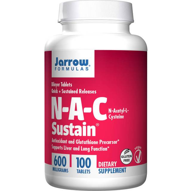 Jarrow Formulas, N-A-C, N-Acetyl-L-Cysteine, 500 mg, 100 Veggie Caps