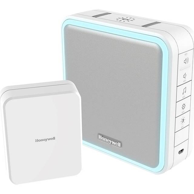 Wireless Portable Doorbell with Range Extender, Sleep Mode and Wired to Wireless Converter Â White