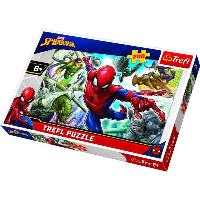 200 Piece Marvel or Princess Puzzle - Multicolour - Blue