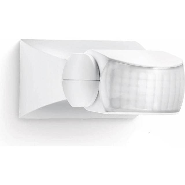 STEINEL IS 1 rörelsedetektor för inomhus- och utomhusbruk, sensoromkopplare, PIR-sensor, 120° avkänningsvinkel, 10 m räckvidd, IP54-värde, vit