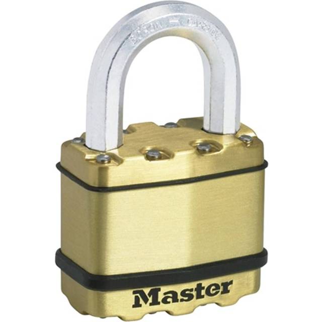 Masterlock Excell Brass Finish Padlock 50mm Standard