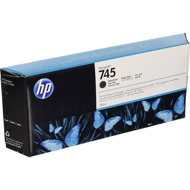 Bläckpatron HP 745/F9K05A 300 ml original svart