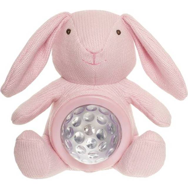 Teddykompaniet Gosedjur Nattlampa - Teddy Lights - 22 cm - Kanin - Teddykompaniet - One Size - Nattlampa