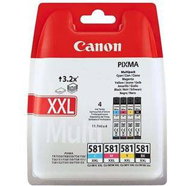 Original Ink Cartridge Canon CLI-581XXL Black Yellow Cyan Magenta