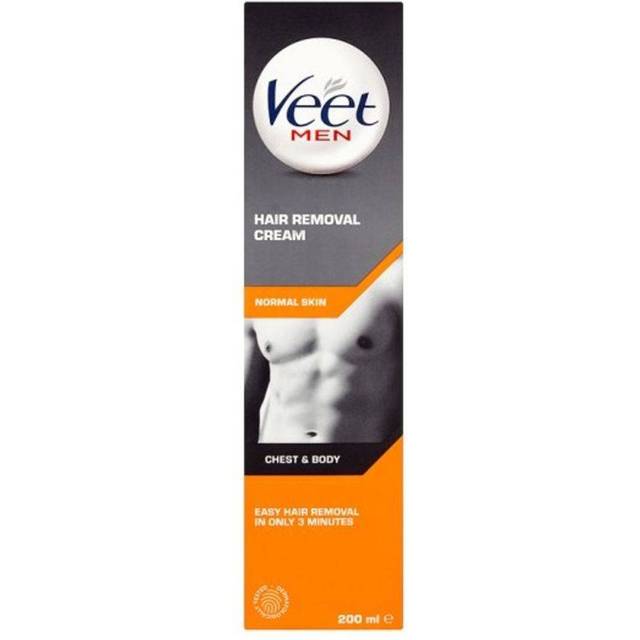 Veet Men Total Pro Hårborttagningskräm Man Normal Hud 200 ml - Multi