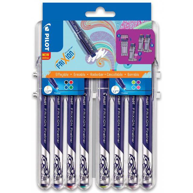 Pilot Frixion Erasable Fineliner Assorted Set of 8