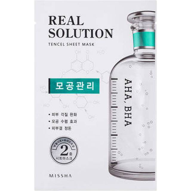 Missha Real Solution Tencel Sheet Mask (Vitalizing) Pore Control