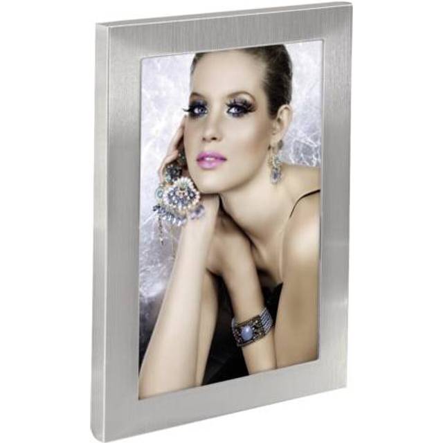 Hama Davos Portrait Photo Frame, White, 13 x 18 cm
