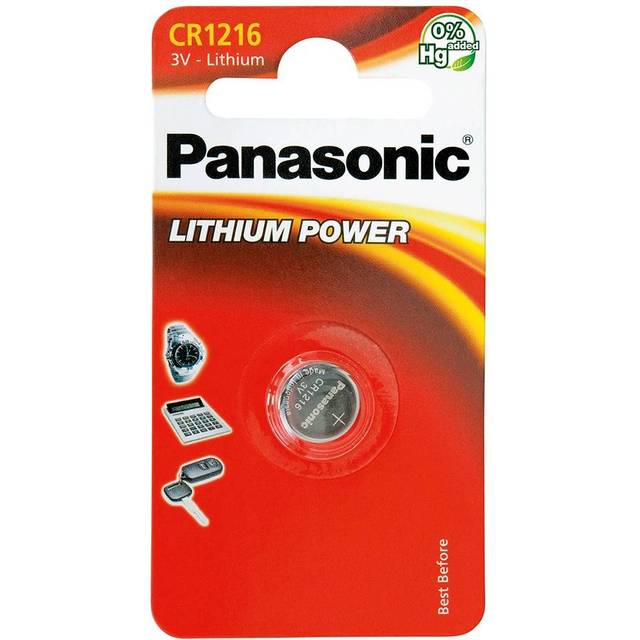 Panasonic CR1216 Coin Cell Battery | 1 Pack