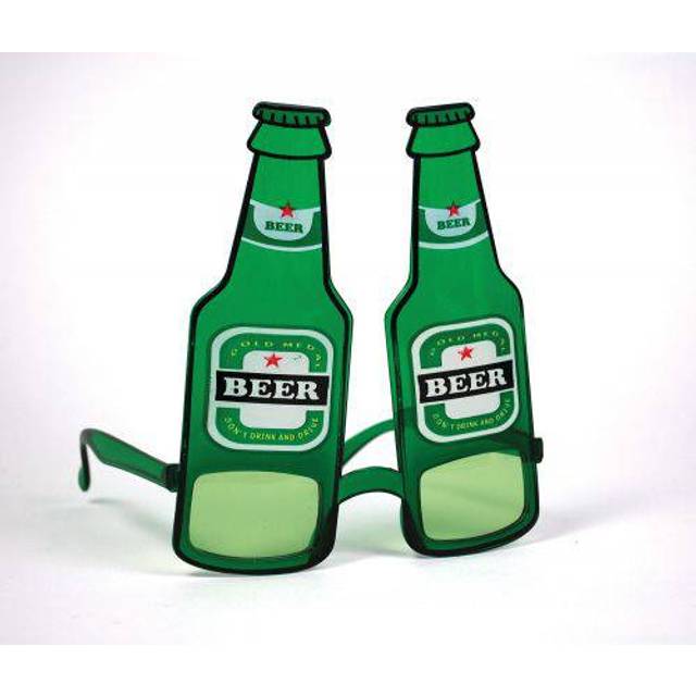 Beer Bottle Glasses: Fun Fancy Dress Accessory