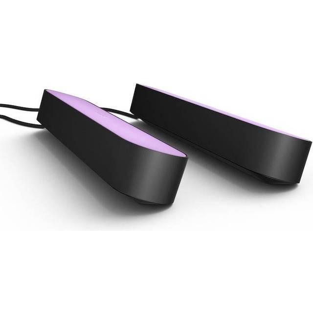 Philips Hue Play White and Colour Ambiance Smart Light Bar Double Pack Base Unit, Entertainment Lighting for TV and Gaming (Works with Alexa, Google A