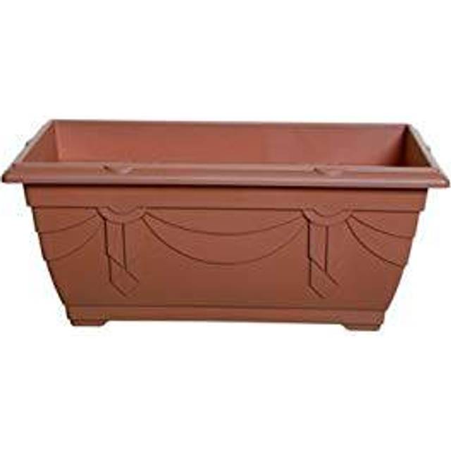 Whitefurze 40cm Venetian Window Box, Black