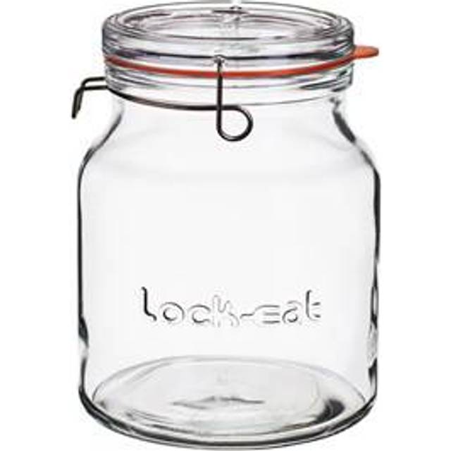 Clear 'Lock-Eat' Soda Lime Glass Jar XL - 2L - White - One Size