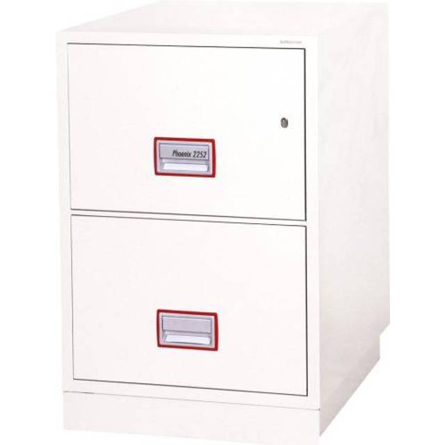 Phoenix World Class Vertical Fire File Fs2252k 2 Drawer Filing Cabinet With Key Lock