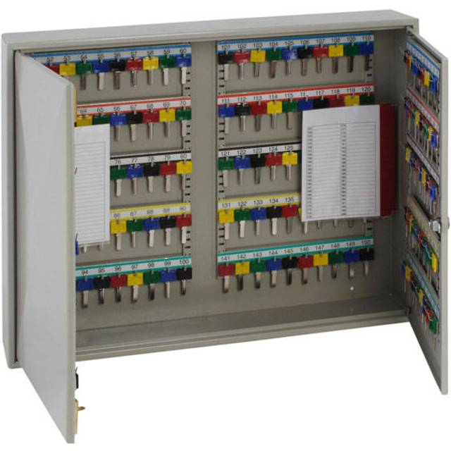 Phoenix Safe Deep Key Cabinet KC0303E 200 Hook with Electronic Code Lock - Light Grey