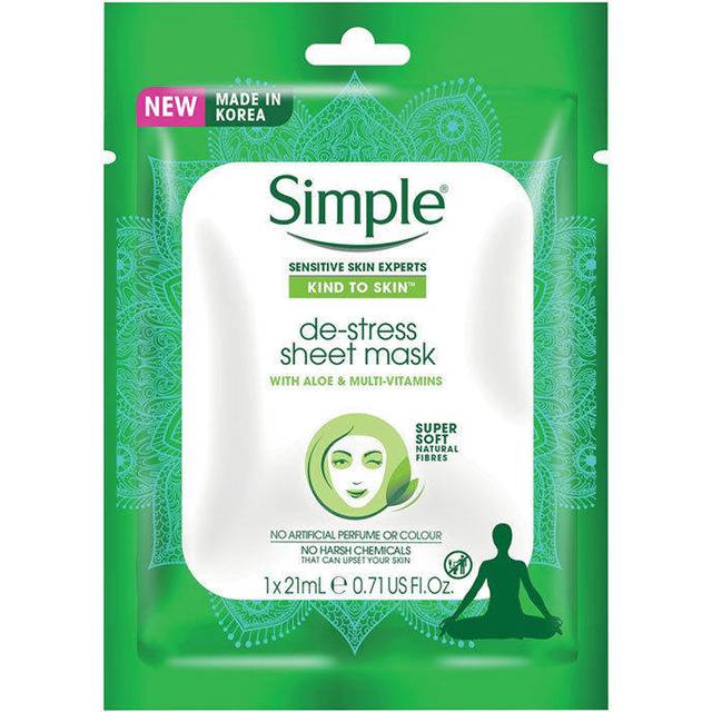 Simple De-stress Sheet Mask 21ml