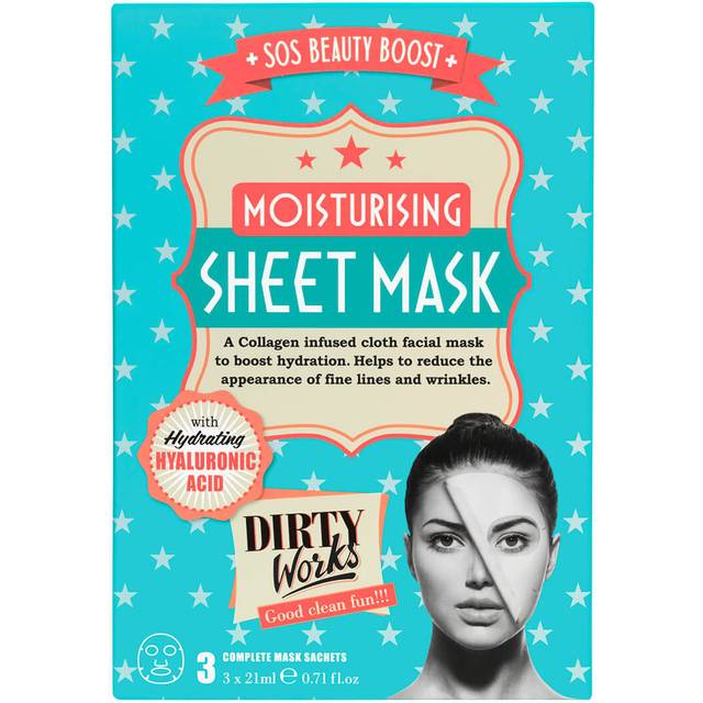 Dirty Works SOS Beauty Boost Moisturising Sheet Mask