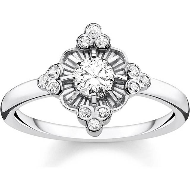 THOMAS SABO Cubic Zirconia Royalty Ring TR2221-643-14-56 - White