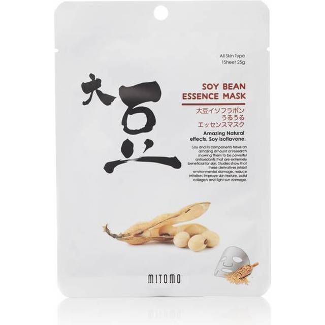 Mitomo Facial Essence Mask Soy Bean 25g