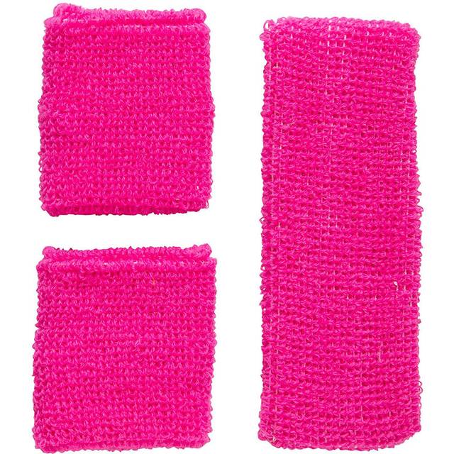 Neon sweatbands set 1980s