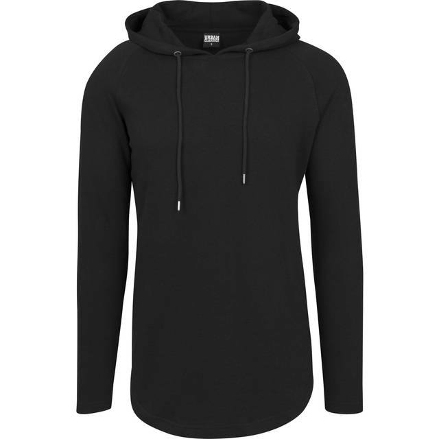 Hooded sweatshirt Urban Classic long shaped terry - Noir - M