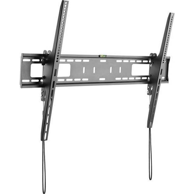 StarTech.com TV Wall Mount supports 60-100 inch VESA Displays (165lb/75kg) - Heavy Duty Tilting Universal TV Wall Mount - Adjustable Mounting Bracket for Large Flat Screens - Low Profile