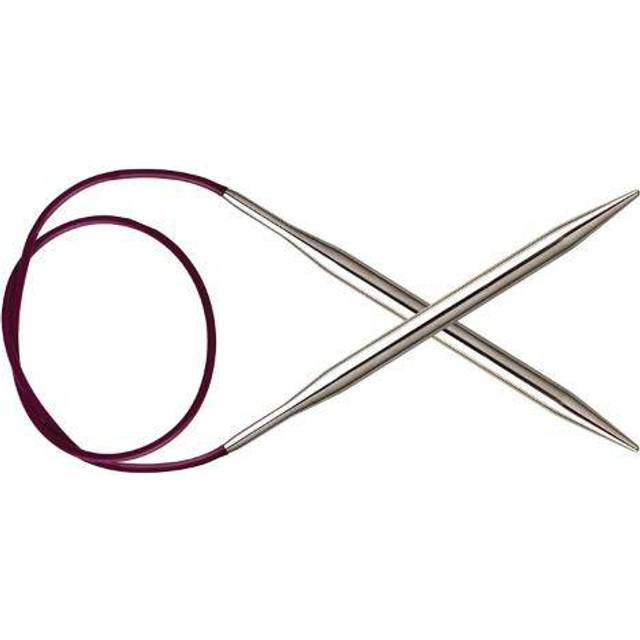 Knitpro nova metal: knitting pins: circular: fixed: 40cm x 3.50mm