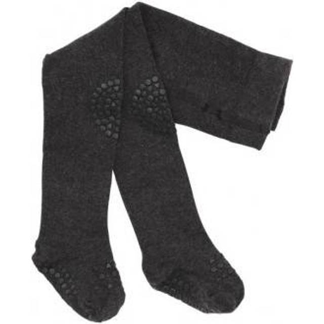 GoBabyGo Kravle Strømpebukser Stl. 80-86 unisex - Strumpbyxor Från Magasin - Dark Grey Melang (80-86)