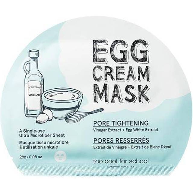 too cool for school - Egg Cream Mask - 5 Types #02 Pore Tightening