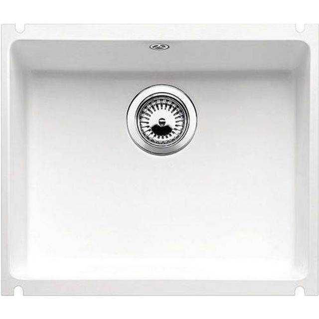 Subline Undermount Kitchen Sink - Crystal Glossy White (1,057mm L X 456mm W)