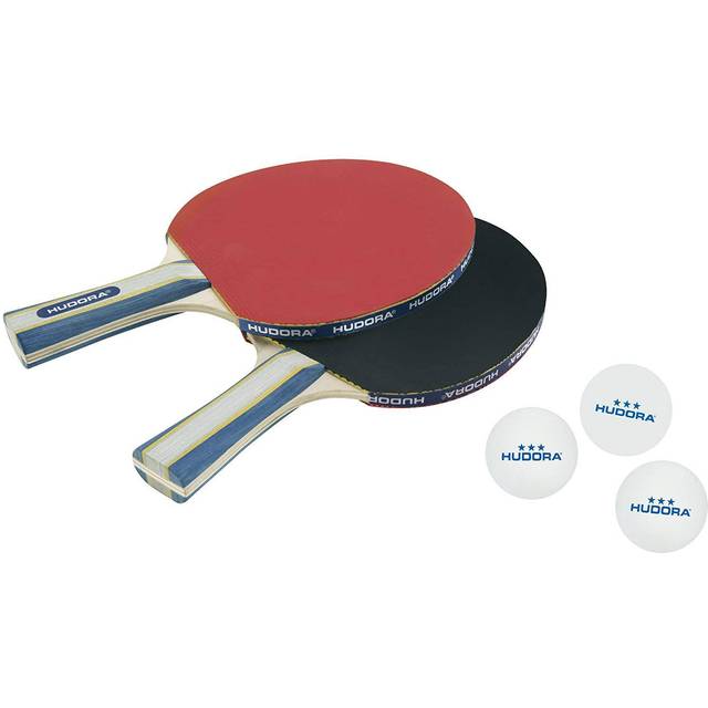 Hudora New Contest 2.0ÂTable Tennis Set, White, 40Âmm, 76245
