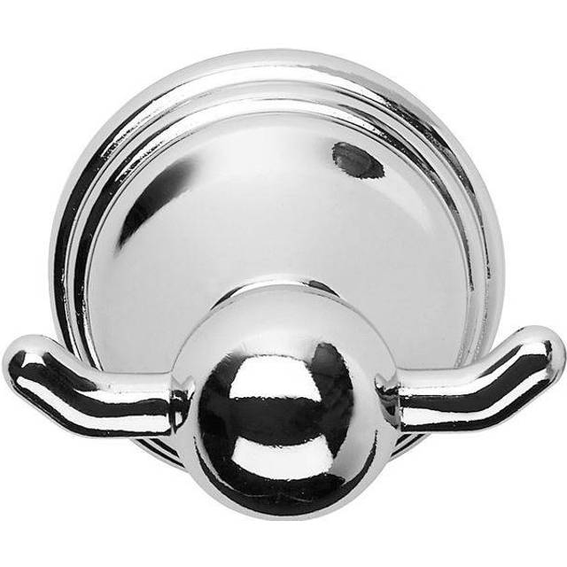 Croydex Westminster Double Robe Hook 57 x 62 x 60mm - Chrome